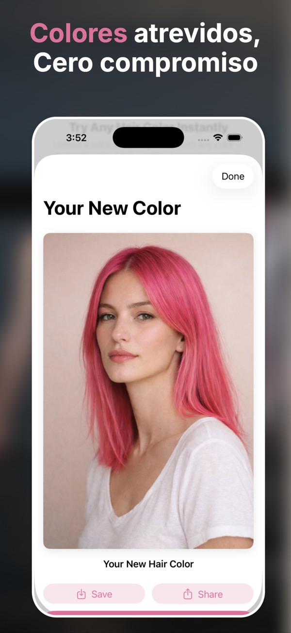 AI Hair Color & Style captura de pantalla